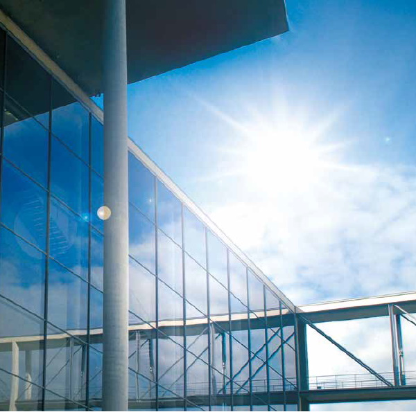 3M Prestige Solar Control Window Film on a commercial building.