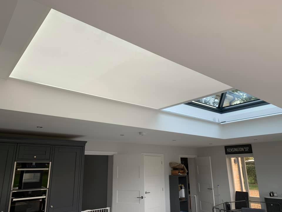 Electric Roof Lantern Blinds | Mains & Battery | Roller & Cellular