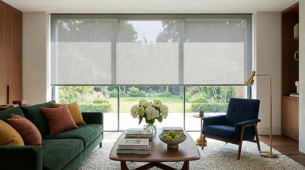 The ideal scenario: a fully concealed blind that disappears into a hidden ceiling pocket