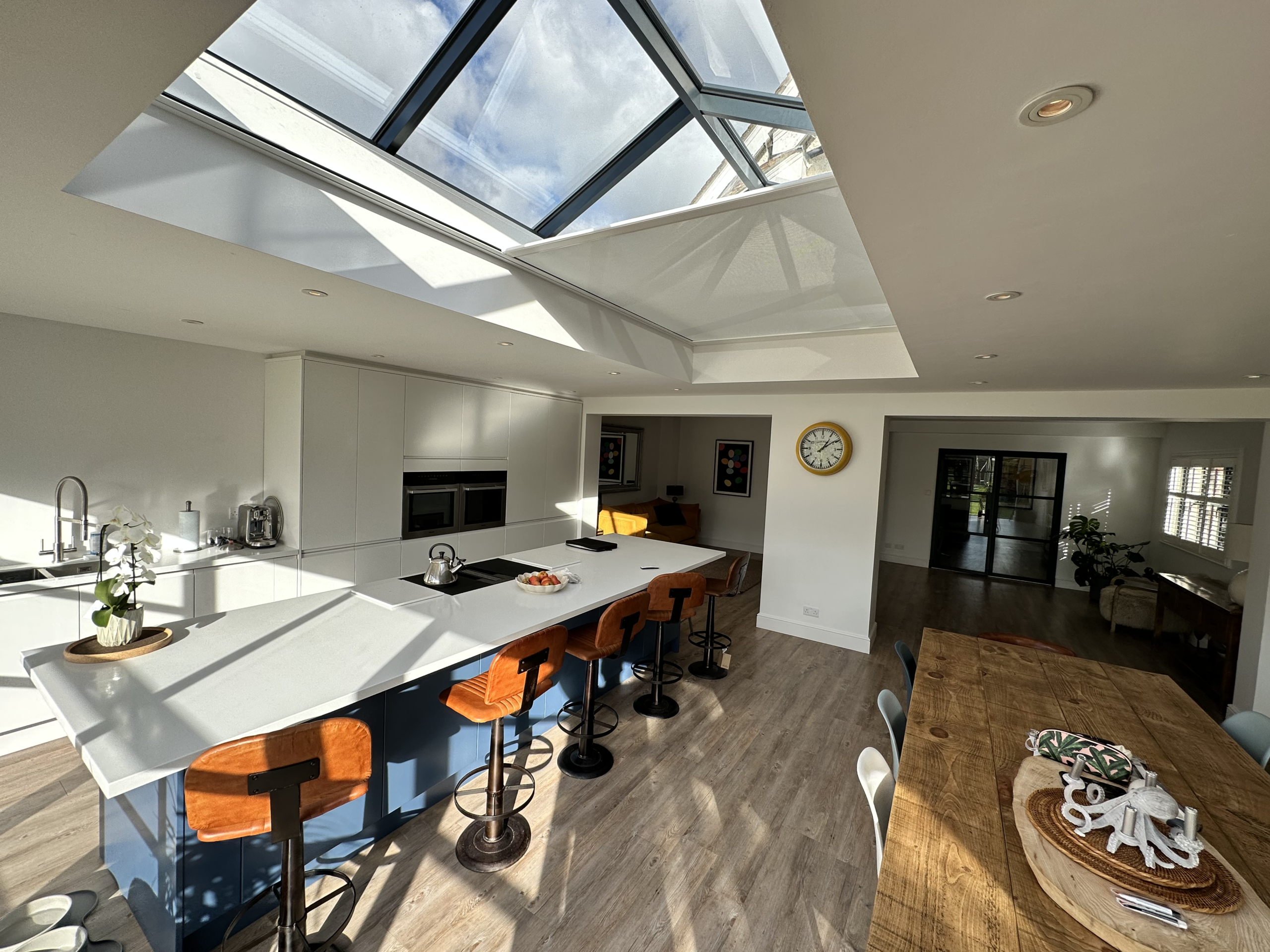 Athena Electric Roof Blinds: Sizes, Concealment, Fabrics, Power and Costs